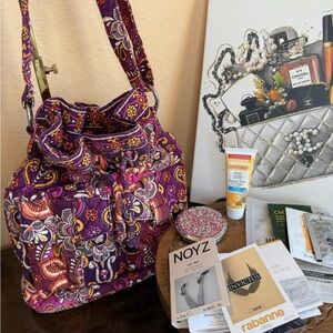 Vera Bradley Bag, Decorative Mirror and Beauty Samples